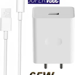 EliteGadgets 65 W SuperVOOC 6 A Wall Charger for Mobile with Detachable Cable-picture-17