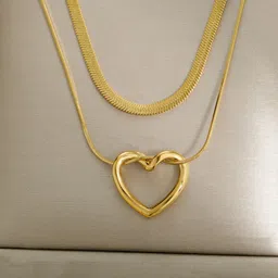 Designs & You Gold-Plated Layered Necklace-18