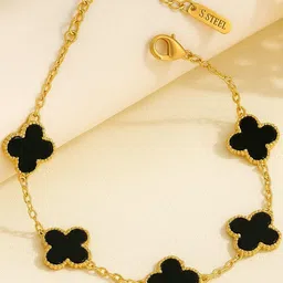 Haute Handles Gold-Plated Anti-Tarnish Wraparound Enamelled Bracelet-picture-39