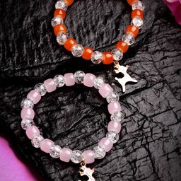 Stoln Girls 2 Crystals Charm Bracelet-40