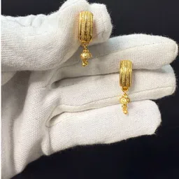 Anshenterpris Women Gold-Plated Brass Classic Drop Earrings-picture-36