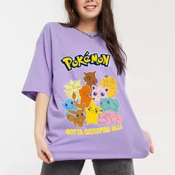 RAYACLOSET Women Humour and Comic Printed Extended Sleeves Applique T-shirt-image-11