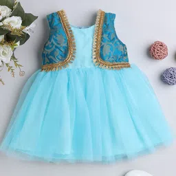 MANY FROCKS & Girls Net Fit & Flare Dress-image-91