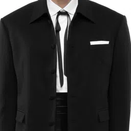 SDS By Kushal Shah Men Crop Open Front Jacket image 4