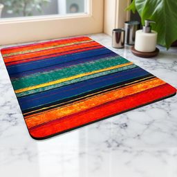 IVAZA Yellow 1600 GSM Silicone Bath Rugs-image-22