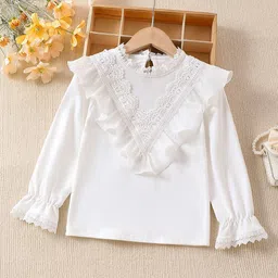 YK Girls Bell Sleeve Cotton Top-picture-23