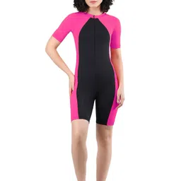 Fiesta Clara Women Colourblocked Swimming Legsuit-picture-54