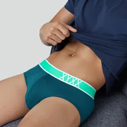 XYXX Men Solid Volt IntelliSoft Modal Brief-picture-1