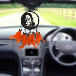 Hanuman Car Hanger / Car Dream Catcher / Car Hanging Ornament / Original Feathet Car Hanging Ornament-image-93