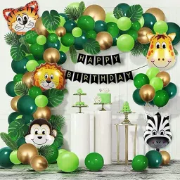 Solid Jungle Theme Balloon-11