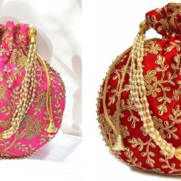 Women Pink, Red Potli-image-53