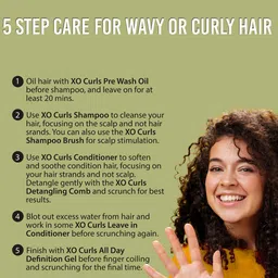XO CURLS All Day Definition Gel & Hydrating Leave-In Conditioner - 100ml Each image 2