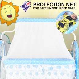 dugri Cradle for kids cradle for baby boy and girl Cradle With Swing & Mosquito Net image 3