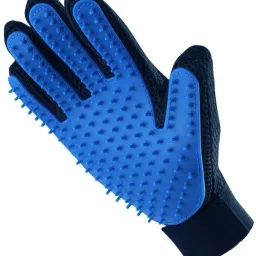 Finger Design Gentle Deshedding Brush Glove for Dog & Cat with Long & Short Fur Grooming Gloves for Dog, Cat, Horse, Donkey, Monkey, Pony, Rabbit, Cow-image-58