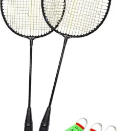 Badminton Racquet kit Set with ShuttleCock _@4 Badminton Kit-image-55