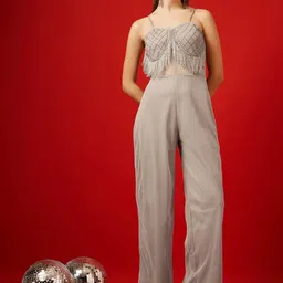street9 Embellished, Checkered Women Jumpsuit-picture-14