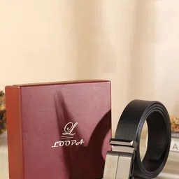LOOPA Men Textured Leather Formal Belt-picture-24