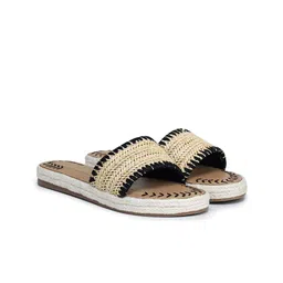 Shezone Women Open Toe Flats with Embroidered-13