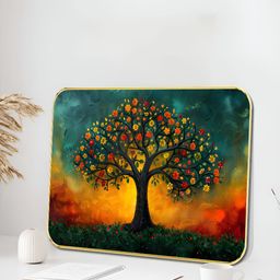 SAF Single Piece Wood Floral and Botanical Wall Paintings-image-96