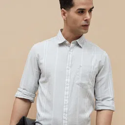 CODE by Lifestyle Men Slim Fit Opaque Striped Casual Shirt-image-20