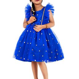 STANWELLS KIDS Girls Embroidered Fit & Flare Dress-2