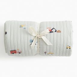 H&M Green Quilted Cotton Bedspread-image-59