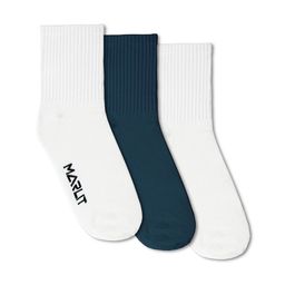 MARLIT Men Pack Of 3 Cotton Above Ankle Length Socks-image-36
