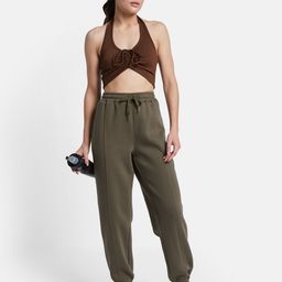 METTLE Women Regular Fit Mid Rise Fleece Joggers-picture-37