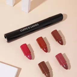 CUFFS N LASHES Penta 5-in-1 Matte Lipstick - Nude 01 image 1
