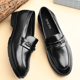 INVICTUS Men Slip-On Round Toe Formal Loafers-picture-2