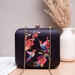 ARTKLIM Printed Box Clutch-17
