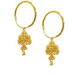 Jewelry Miguel Gold-Plated Gunguroo Dome Shaped Jhumkas-image-47