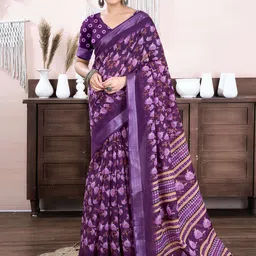 KALINI Floral Zari Saree-image-38