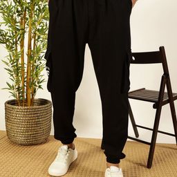 Thomas Scott Men Printed Relaxed Fit Mid Rise Joggers-image-11