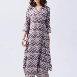 BAESD Women Printed Regular Kurti with Palazzos-58