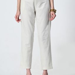 AMBI Women Smart Straight Fit Trousers-image-51