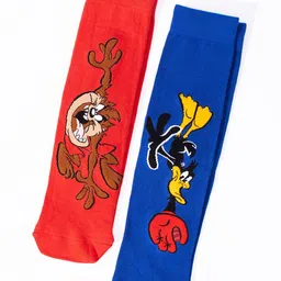 Thela Gaadi Unisex Pack Of 2 Printed Calf-Length Socks-33