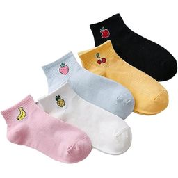 MYYNTI Women Pack Of 5  Patterned Ankle-Length Socks-28