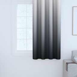 Story@home Grey & Black Colourblocked Room Darkening Window Curtain-image-46