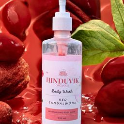 HINDUVIK Red Sandalwood Body Wash With Olive Oil & Shea Butter For Nourishment - 250 ml-38