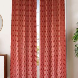 Dekor World Multicoloured Set of 2 Window Curtain-19
