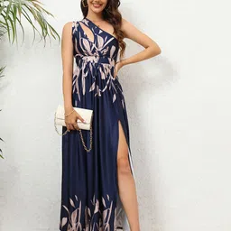 JC Mode Women Floral Print One Shoulder Maxi Dress-picture-19