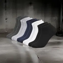 MJE Men Pack Of 5 Ankle Length Socks-27