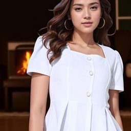 ZEUGEN Women Peplum Top-image-9