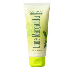 Detoxie Lime Margarita Face Wash With Lemon Cucumber & Haldi Extract - 50 ml image 3