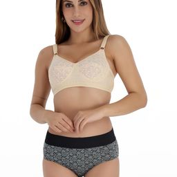 Selfcare 2 Pack Solid Self Design Net Non Padded Full Coverage Bra - SN3714 image 4