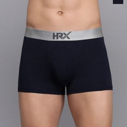 HRX by Hrithik Roshan Pack Of 2 Pure Cotton Trunks HRX_TRK_001_NVY/EG/_2PC-picture-49