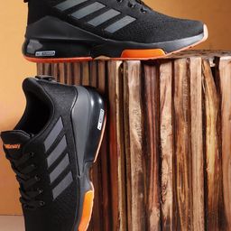 HITWAY Black Non-Marking Mesh Walking Sports Shoes-image-81