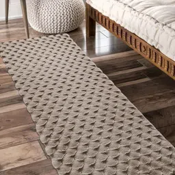 OBSESSIONS Beige Anti-Static Floor Runner-15