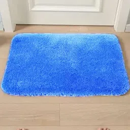 RJVT Blue Microfibre 1400 GSM Bath Rugs-picture-7
